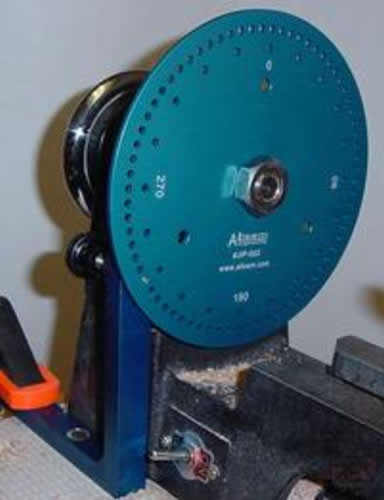 Alisam Engineering Small 7" Indexing Wheel 3/4 inch spindles