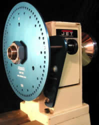 Alisam JET mini lathe indexing system